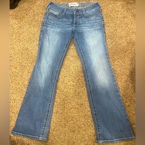 Ariat Real Denim Distressed Straight Leg Size 30/32